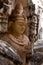 Buddhism relief or statue in a temple in Myanmar