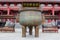 The Buddhist bronze cauldron in Chongshen monastery.