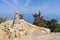 Buddhist cairn on a mountain top, Japan