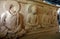 Buddhist carvings at the Jaulian Monastery in Taxila, Pakistan