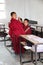 Buddhist children at the Labrang Gompa , Sikkim, India