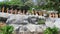 Buddhist Disciple statues at a temple in Sri Lanka