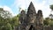 Buddhist faces on towers at Bayon Temple