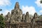 Buddhist faces on towers at Bayon Temple