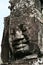 Buddhist faces on towers at Bayon Temple, Cambodia