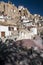 Buddhist Mani Stones with carved mantras at Lamayuru monastery,Ladakh,India