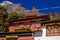 Buddhist monastery buddha statue in Lukla village, Nepal