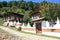 buddhist monastery (kurjey lhakhang) in jakar (bhutan)