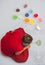 Buddhist monk making sand mandala