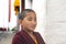 Buddhist monk at the Pemayangtse Monastery, Sikkim, India