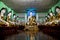 Buddhist Monk praying at Shwedagon Paya, Myanmar