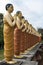 Buddhist Monk statues