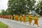 Buddhist monks in battambang cambodia
