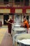 Buddhist monks repairing there lunch in Mahagandayon Monastery