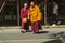 Buddhist monks in Shanghai, China