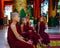 Buddhist monks at Shwedagon Pagoda