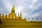 Buddhist motifs at a temple of Laos