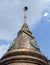 Buddhist pagoda with bluesky background