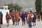 Buddhist pilgrims, Thimphu, Bhutan