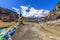 Buddhist prayer flags the holy traditional flag along site the w