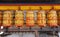 Buddhist prayer wheels