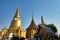 Buddhist religious temple complex in the capital of Thailand Bangkok