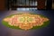 Buddhist Sand Mandala Displayed on Table