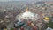 Buddhist Stupa Boudhnath Kathmandu Nepal from air