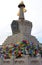 Buddhist stupa in Dazhao Monastery in Hohhot, Inner Mongolia