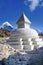 Buddhist stupa in Himalayas, Nepal