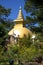 Buddhist stupa in the monastery Dienbien. Vietnam