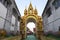 Buddhist Temple Arch Entrance Gate Chiang Kong Thai Laos Border