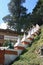 buddhist temple (kurjey lhakhang) in jakar (bhutan)