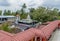 Buddhist temple located in the school