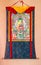 Buddhist thangka, Tibetan Buddhist painting on textile