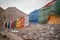 Buddhist Tibetan prayer flag colorful flag