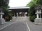 Buddhist traditional shrine gate and lanterns in Tokyo