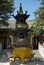 Buddhist tripod for prayer in Zhanshan temple, Qingdao.