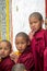 Buddhist young monk in Nepal temple