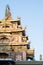 Buddhist Zangdog Palri or Golden Temple in Namdroling Monastery in Bylakuppe, Coorg, Karnataka. Tibetan settlement outside Tibet.