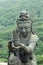 Buddhistic statues praising