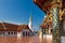 Buddhists visit Phra That Choeng Chum Temple Sakon Nakhon, Thailand