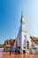 Buddhists visit Phra That Choeng Chum Temple Sakon Nakhon, Thailand