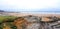 Bude Beach in Autumn North Cornwall Coast Uk.