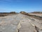 Bude beach cornwall colors such as blues sands and greens with rock formations and sea views