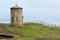 BUDE, CORNWALL/UK - AUGUST 15 : Compass Tower on the cliff top a