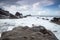 Bude harbour beach in cornwall uk england