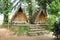 Budget bamboo chalets or hut available for tourist visiting the Tadom Resort Hill