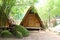 Budget bamboo chalets or hut available for tourist visiting the Tadom Resort Hill