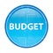 Budget floral blue round button